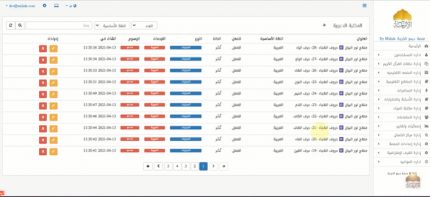 خطوات إضافة مادة علمية داخل مكتبة المواد